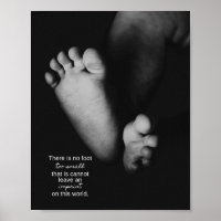 "No Foot Too Small" Miscarriage Support Grief Art