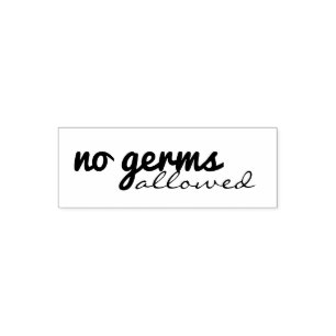 No Germs Allowed- hand stamper Self-inking Stamp