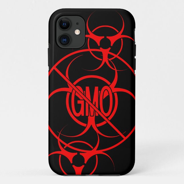 No GMO iPhone Case Biohazard GMO iPhone 5 Case (Back)