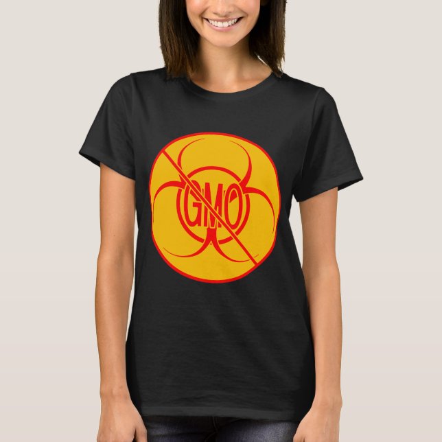 No GMO Shirts Bio Hazard GMO Women's Organic Shirt (Front)