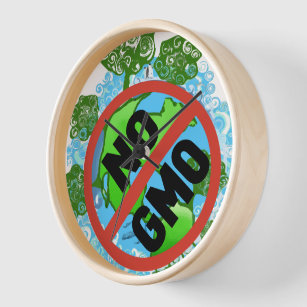 NO GMO WALL CLOCK