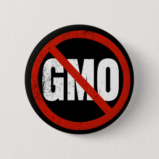 No GMOs 2 Inch Round Button