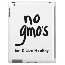 "No GMO's Eat Live Healthy White Black Promotion