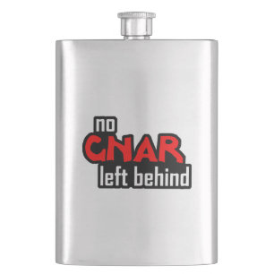 No Gnar Left Behind Hip Flask