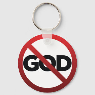 No God Keychain
