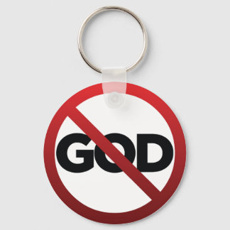 No God Keychain