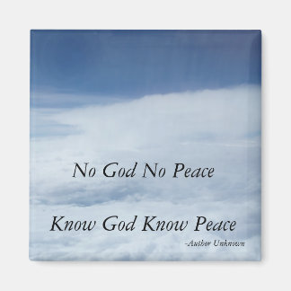 No God Know God Magnet