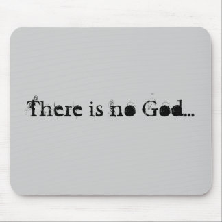 No God mousepad (Grey)