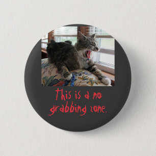 No grabbing zone 2 inch round button