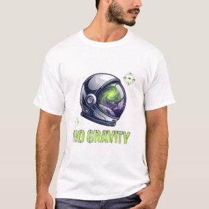 No Gravity Space Astronaut Gamer T-Shirt Neon