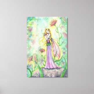 No Greater Gift Fairy Mother and Baby Canvas Print