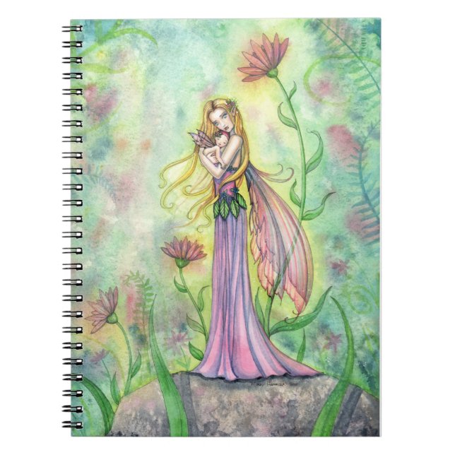 No Greater Gift Fairy Mother and Baby Notebook (Front)