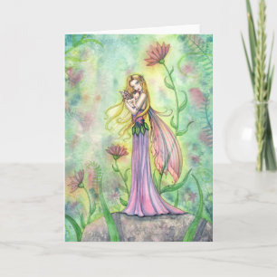 No Greater Gift Mother and Baby Fairy Card