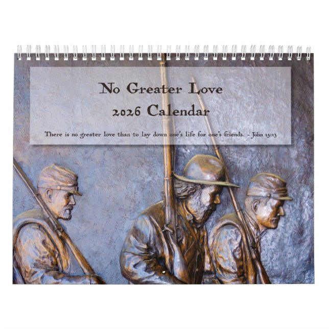 No Greater Love 2026 Calendar (Cover)