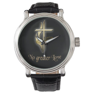 No greater Love Cross Watch