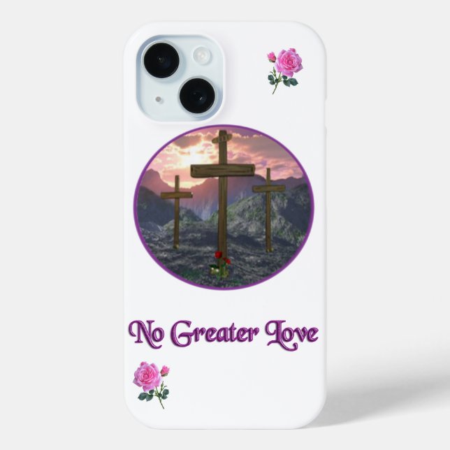 No Greater Love John 3:16 Case-Mate iPhone Case (Back)