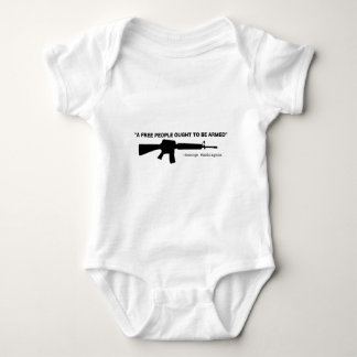 No Gun Control Baby Bodysuit