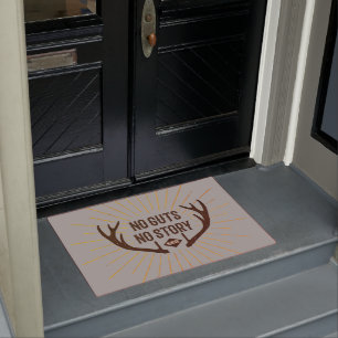 No Guts No Story Hunters Doormat