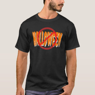 No Halloween Crossed Out T-Shirt