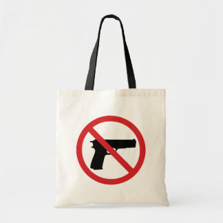 No Handguns Tote Bag