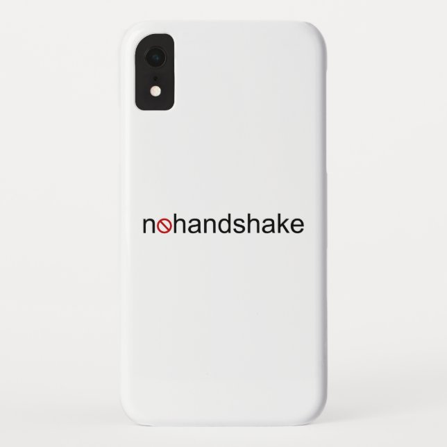 No Handshake Case-Mate iPhone Case (Back)