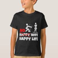 No Happy Wife Happy Life Wives Bride Groom Marriag