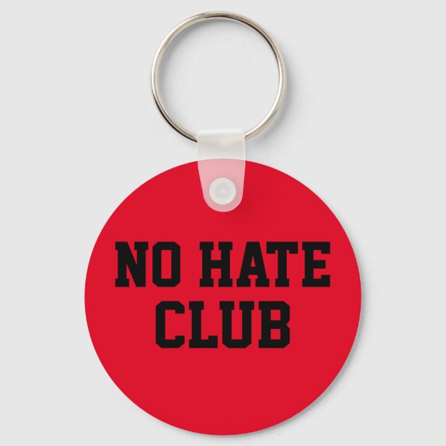 No Hate Club    Keychain (Front)