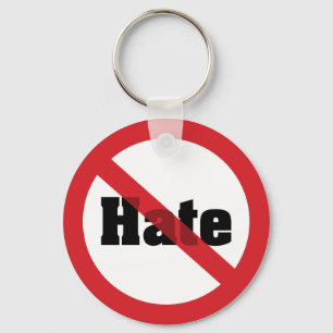 No Hate Keychain