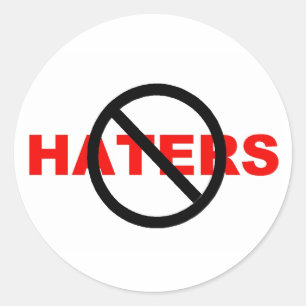 no haters stickers