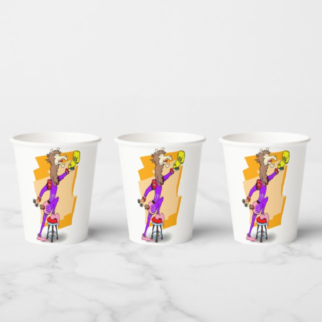 ¡¡No hay drama de llama!! 1 Paper Cups (Multi)