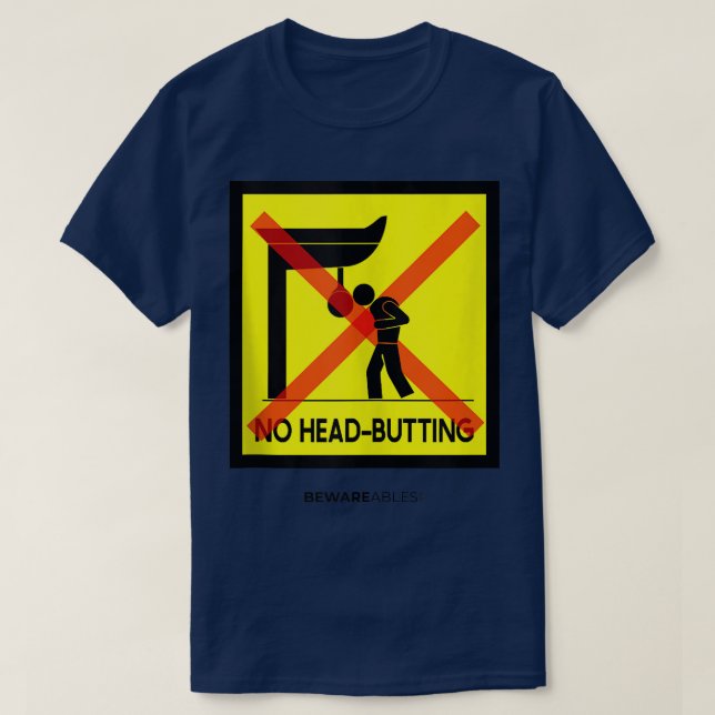 No head butting boing speed bag, boing gym funny s T-Shirt (Design Front)