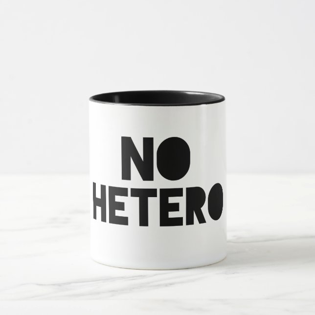 No hetero mug (Center)