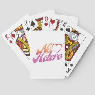 No Hetero Playing Cards