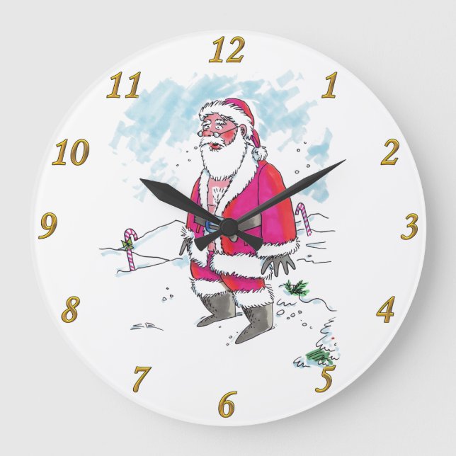 No Ho Ho Ho horloge murale (Recto)