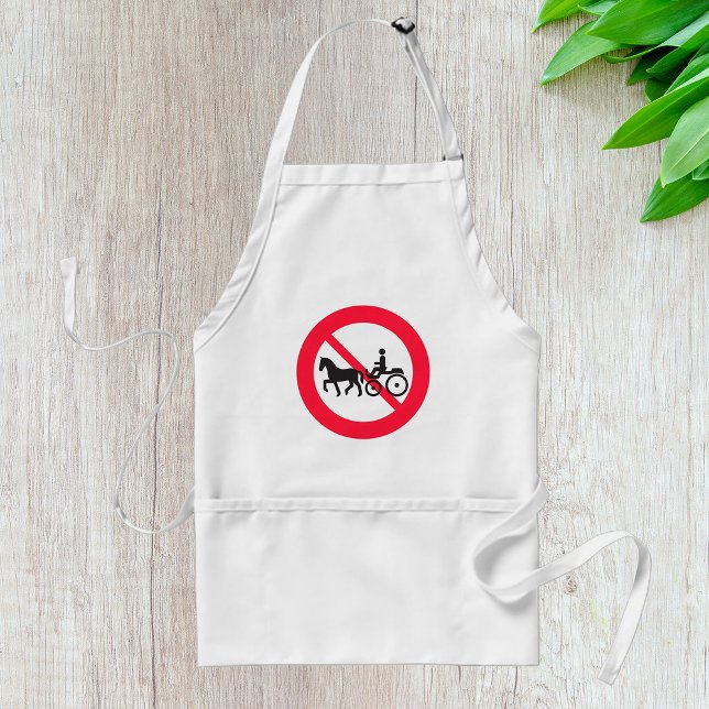 No Horse Drawn Vehicles Sign Standard Apron (Creator Uploaded)