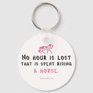 No Hour Is Lost Keychain