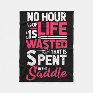 No Hour Of Life Is Wasted That Is Spent In The Sad Fleece Blanket