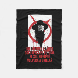 No How Dark The Future Gets Fleece Blanket