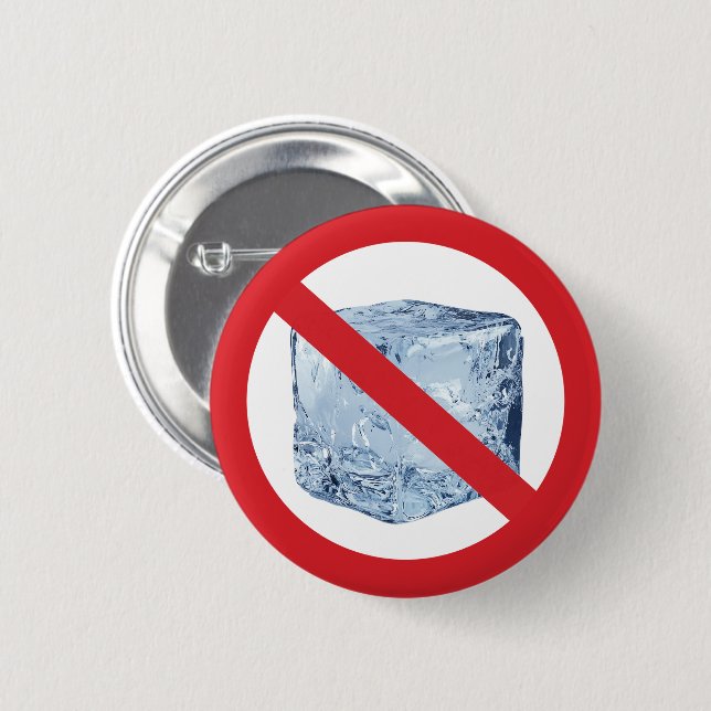 No ICE 2 Inch Round Button (Front & Back)