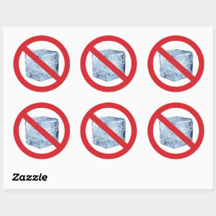 No ICE Classic Round Sticker