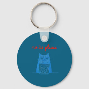 No Ice Please Cat Abolish Chinga La Migra Meme Fun Keychain