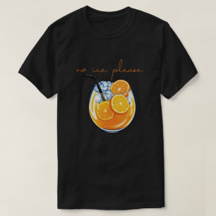 No Ice Please Drink Illustration T-Shirt