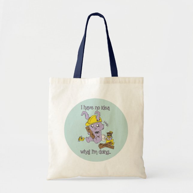 No Idea Bunny Tote Bag (Front)