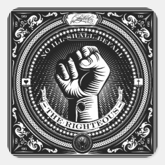 No Ill Befalls the Righty Stickers