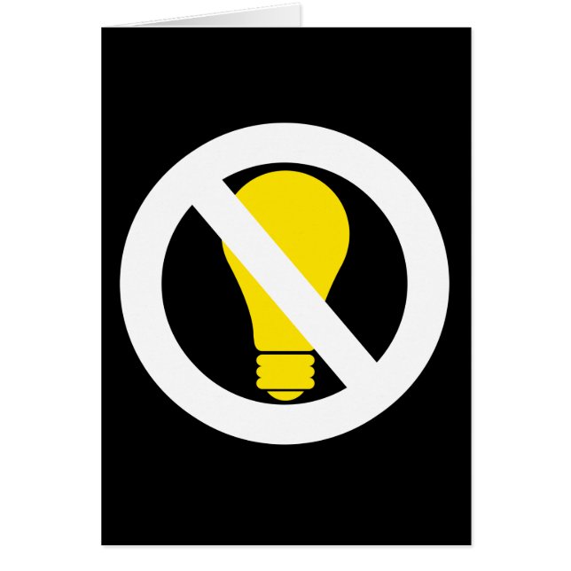 no incandescent bulbs (Front)