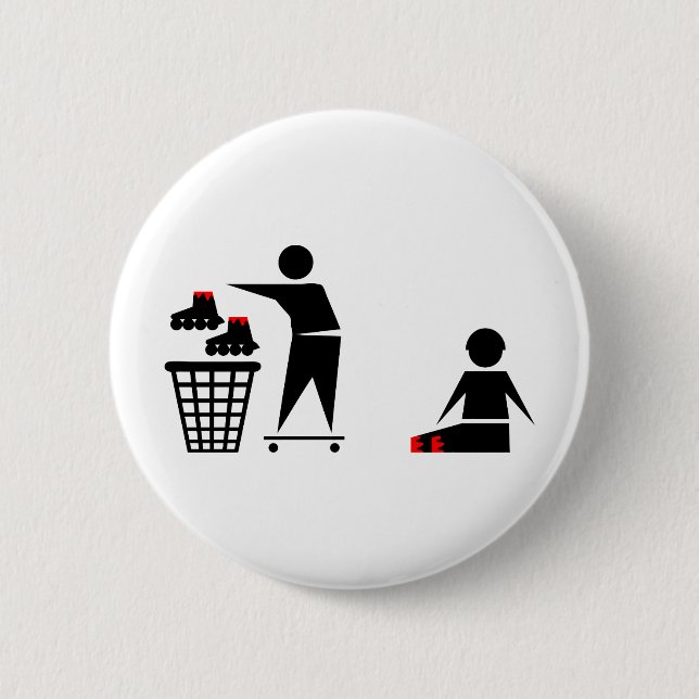 no inline 2 inch round button (Front)