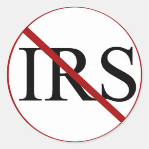No IRS stickers