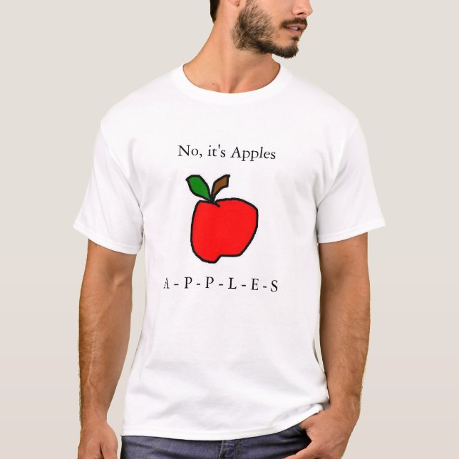 No it's apples T-Shirt (Front)