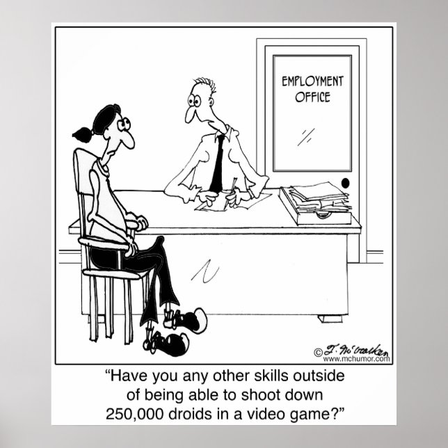 No Job Skills? Poster (Front)