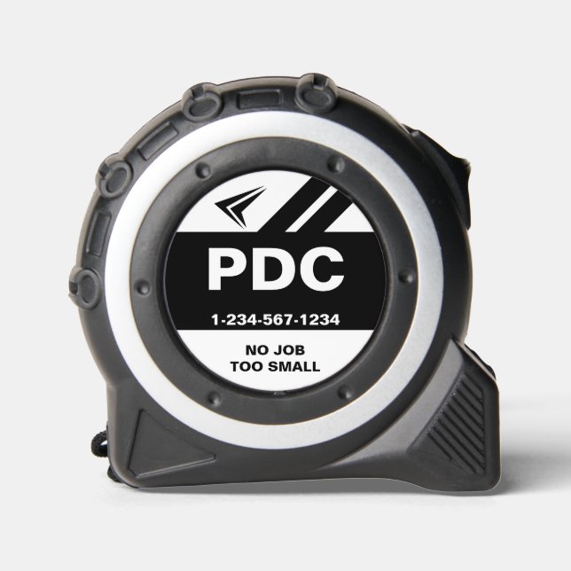 No job too small add initials number black 1 (Front)